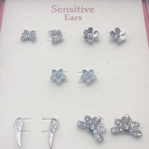 Sensitive Ears 5pc Set Earrings